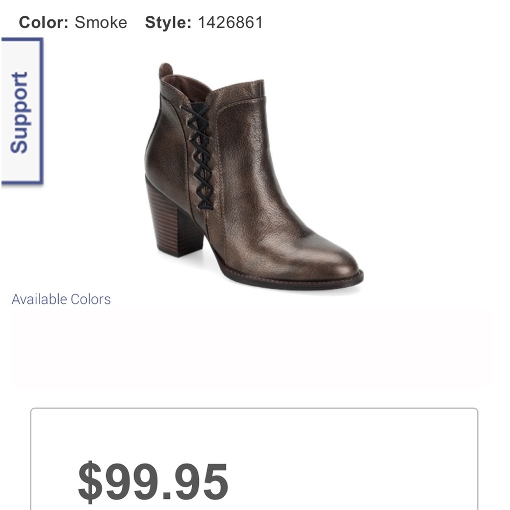 SOFFT Women’s Waverly ankle boot #1426861 color smoke like new condition smoke